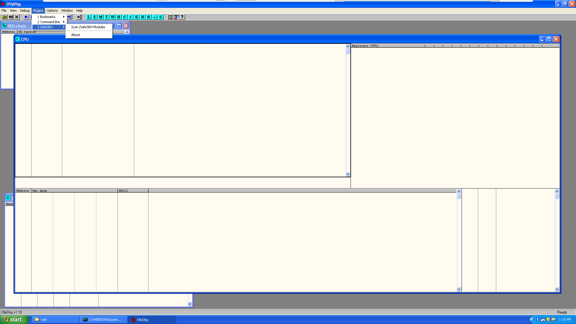 Olly with SafeSEH Working
